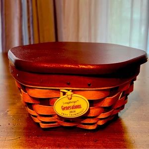 Longaberger 2016 Tree Trimming Basket with Plastic Liner